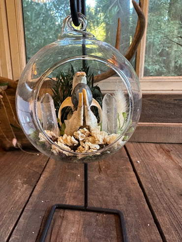 Glass Ornament - Muskrat Skull