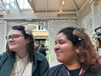 Quail Wing Barrettes (Yellow & Black)