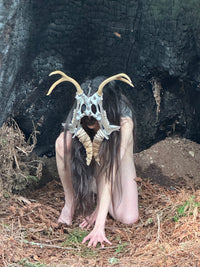 Deer Pelvis Mask (Silver)