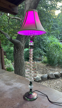 Deer Spine Lamp with Orbs