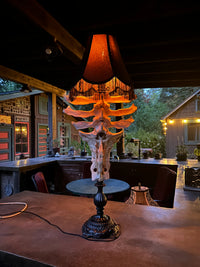 Cow Vertebrae and Sacrum Lamp