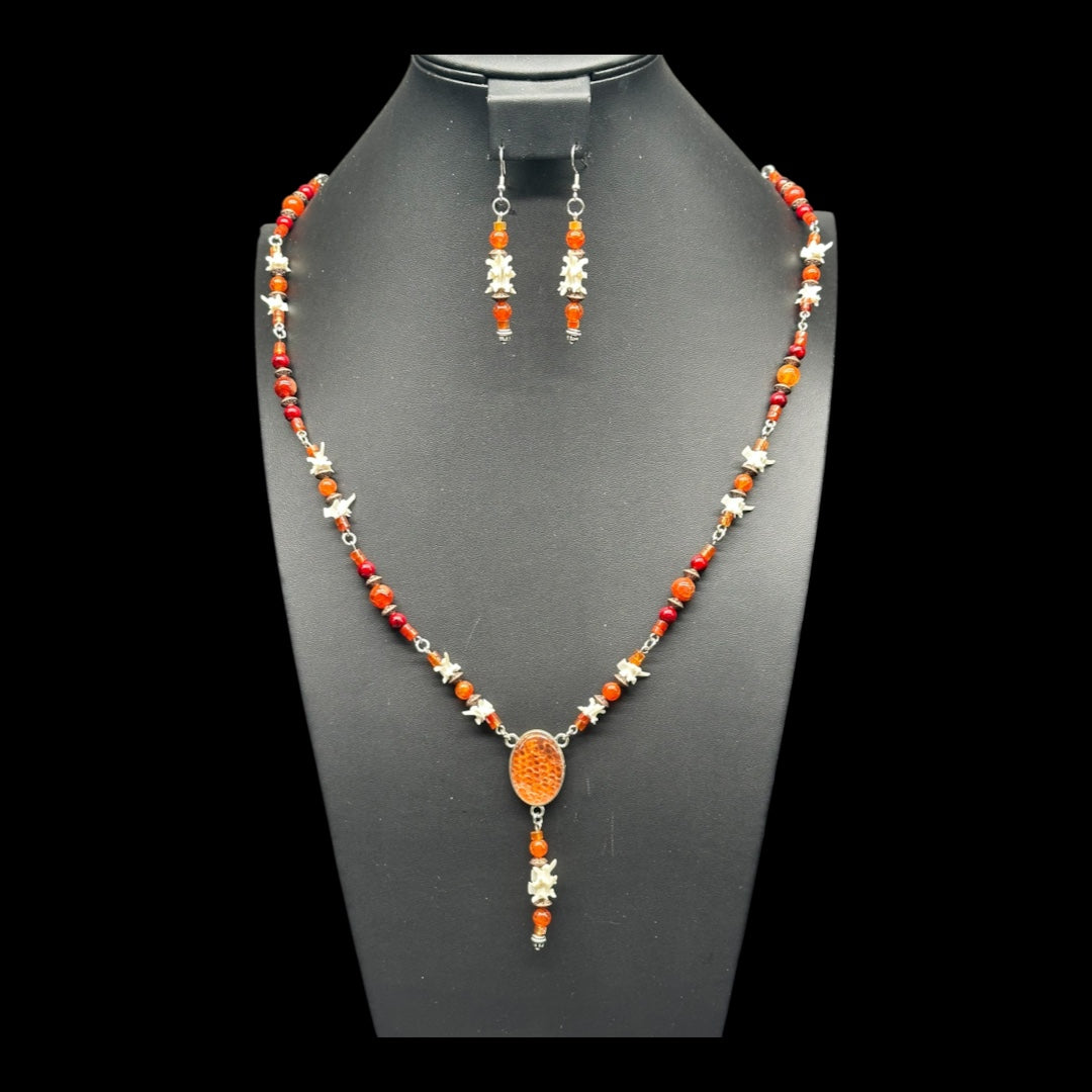 Rattle Snake Vert & Boa Snake Shed (Orange)