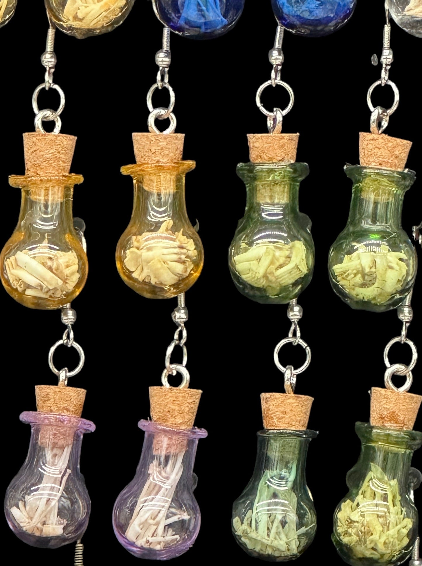 Glass Potion Bottle Earrings