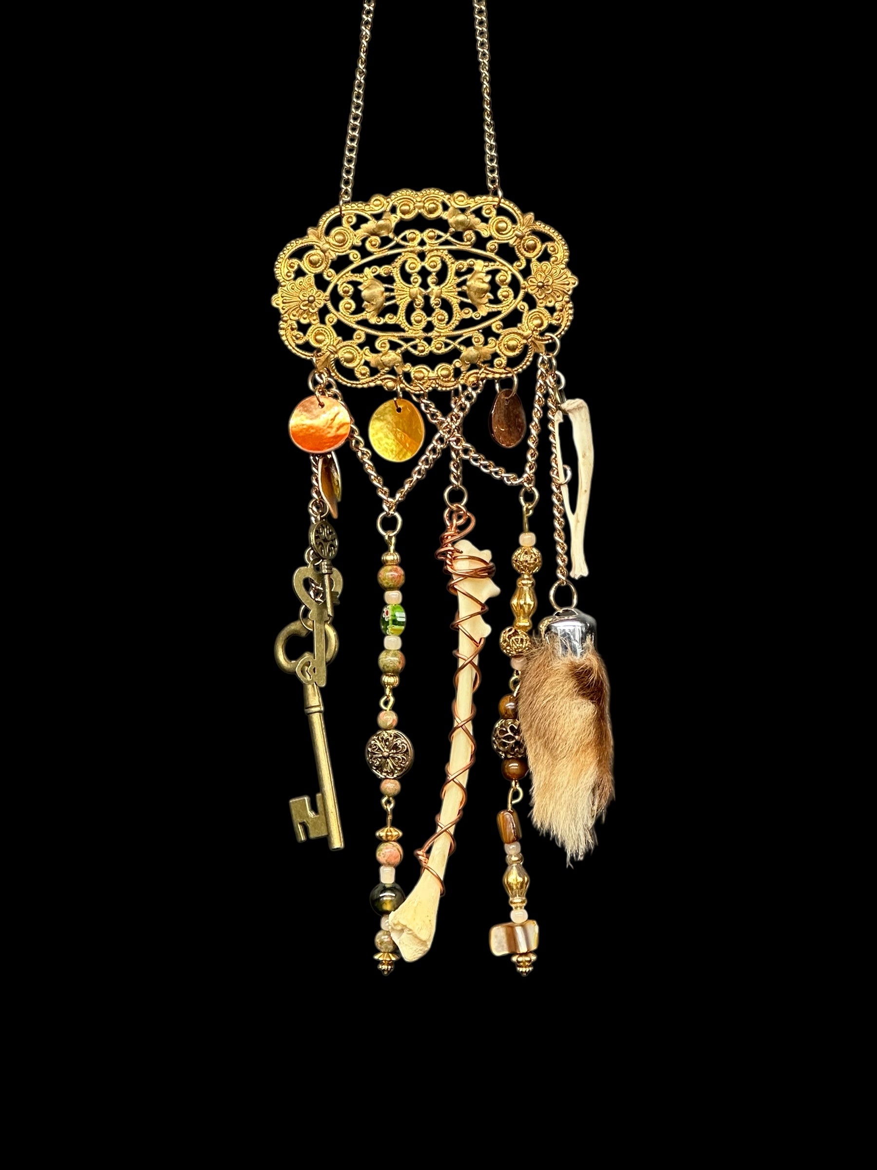 Rabbits Foot Hanging Charm