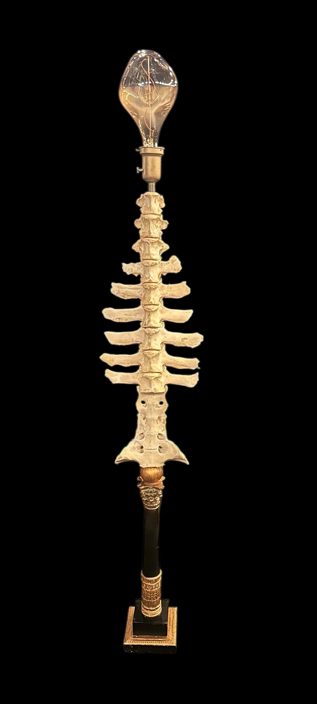 Tall Cow Spine Lamp