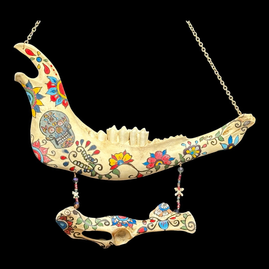 Sugar Skull Bison Jaw