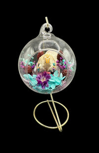 Glass Ornament - Squirrel Skull