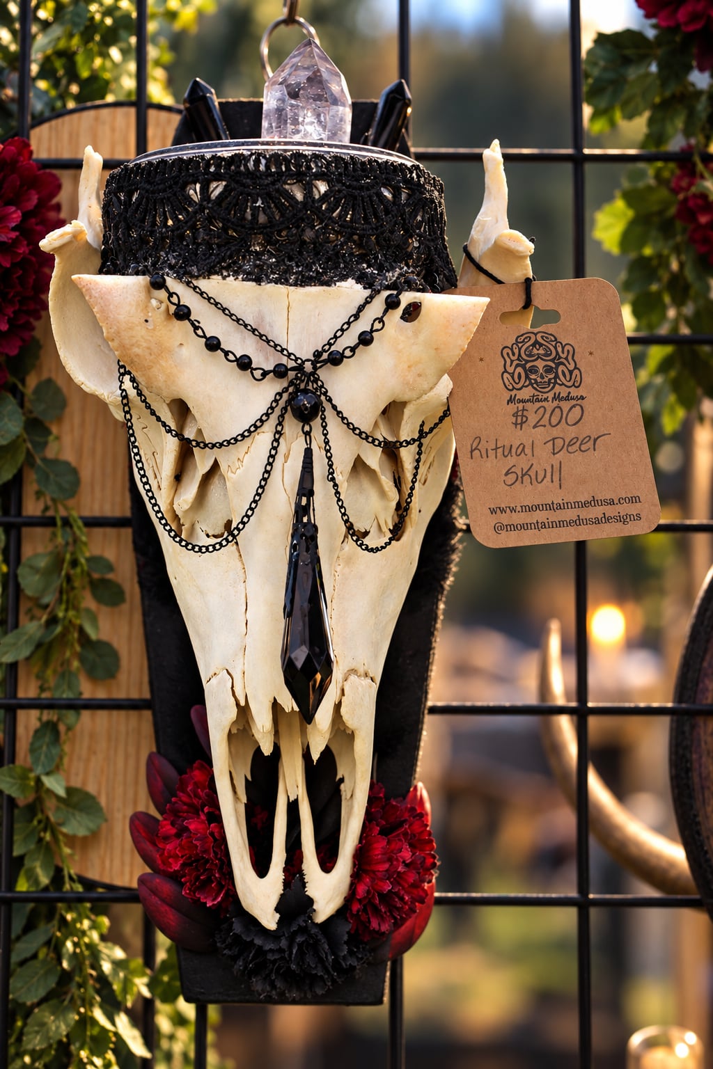 Ritual Skull Wall Sculpture