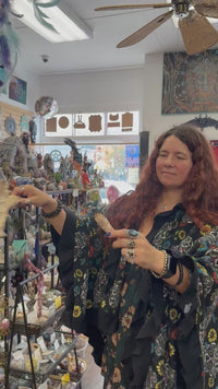 Quail Wing Smudge Fan with Deer Jaw Handle