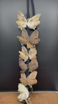 Quail Wing Barrettes (Yellow & Black)